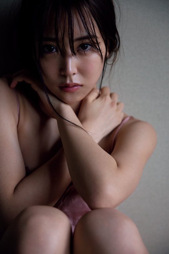 Miru Shiroma NMB48 mirurun reborn photo book graduate sexy hot nude breasts naked japanese idol