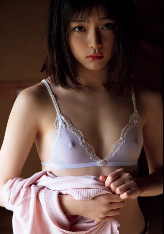 tsubasa hazuki nude naked photo book suimitsu japanese gravure idol gradol
