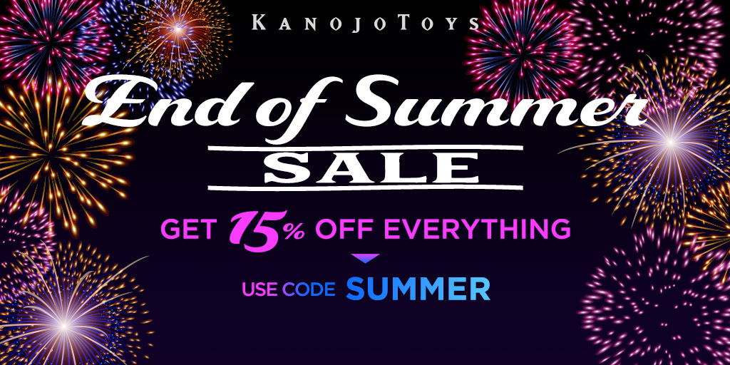 kanojo toys end of summer sale banner