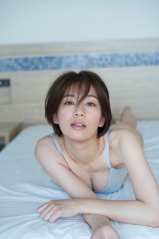 miki sato japanese model gravure idol sexy body summer lingerie