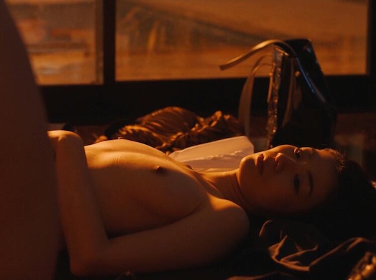 kumi takiuchi nude naked sex scene ura aka l'adventure pink film movie japanese