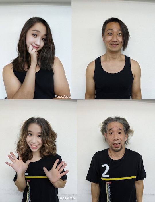 faceapp japanese men transform into hot girls women technology fake