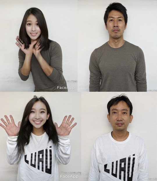 faceapp japanese men transform into hot girls women technology fake