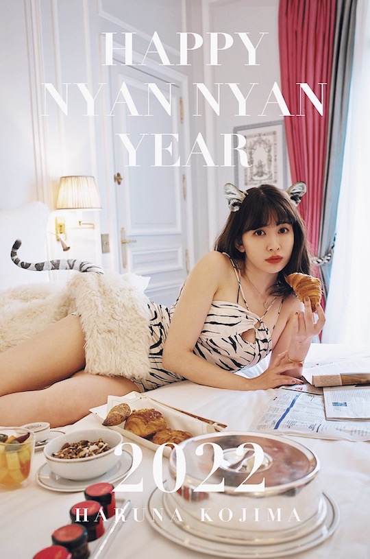 haruna kojima kojiharu model idol gradol gravure tora tiger cosplay sexy japanese