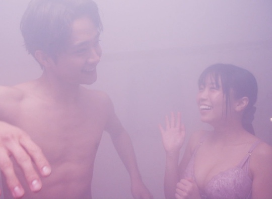 yuno ohara japanese gravure idol gradol model sex scene sweat and soap mbs tv drama bust breasts kissing