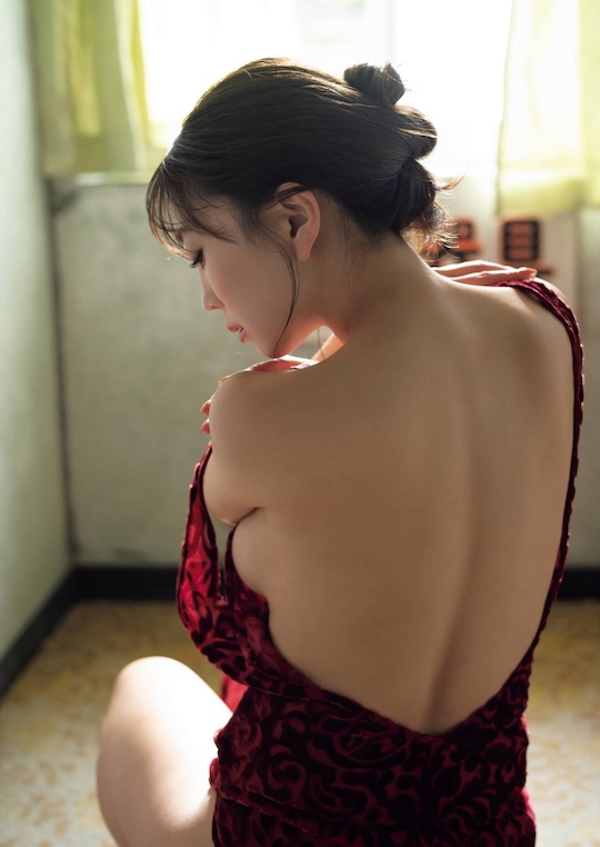 tomomi morisaki naked nude nipples breasts new photo book japanese gravure idol model