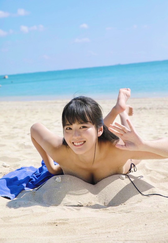 umi shinonome nude naked photo book butt uminonaka japanese gravure gradol sexy hot picture ass body
