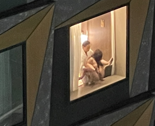 japan tokyo hotel window sex couples