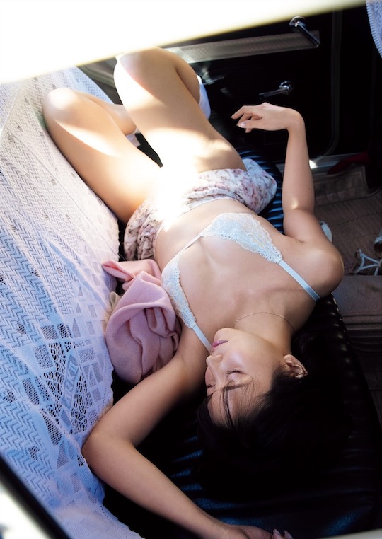 mariya nagao yabai showa photo book nude naked body bathing butt ass japanese actress idol akb48 model