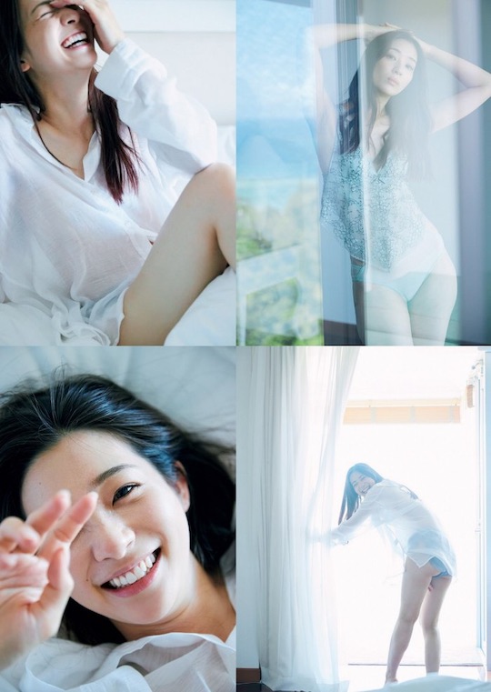 rika adachi lyrical gravure japanese idol model hot body photo-book semi-nude sexy