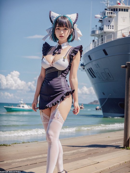 ai art generator sexy cosplayer japanese asian