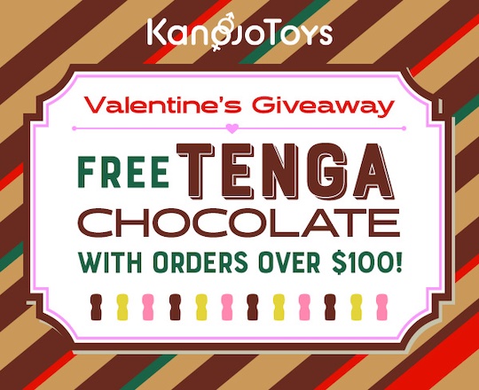 tenga chocolates giveaway valentines day kanojo toys
