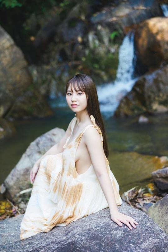 yuzuha hong nmb48 graduation photobook japanese music idol gravure sexy busty breasts bikini photo pic