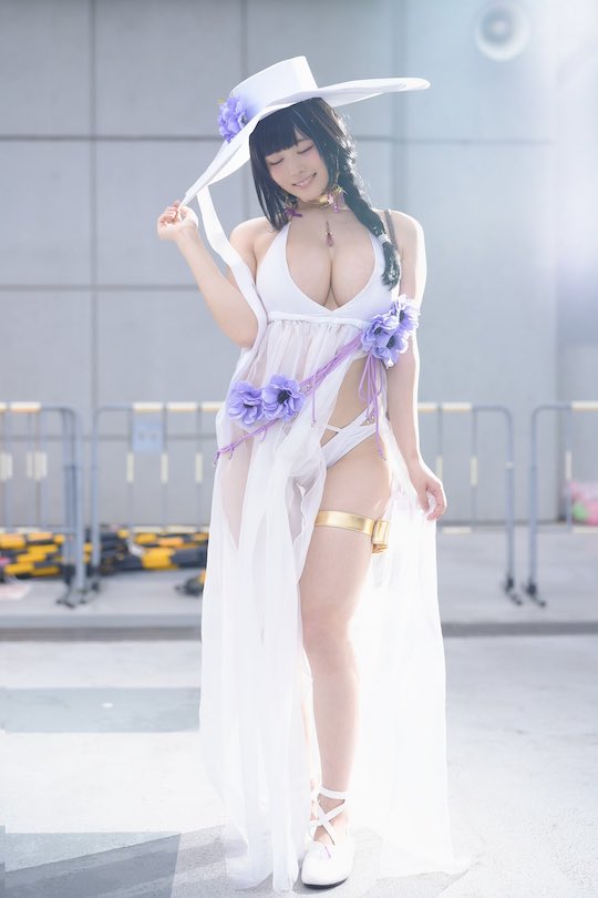 comiket cosplay umi shinonome sexy pics photos pose japanese gravure idol model hot body