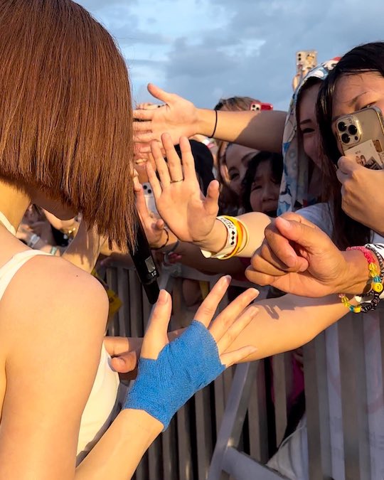 dj soda breasts groped by fans molested sexual assault japan osaka music festival