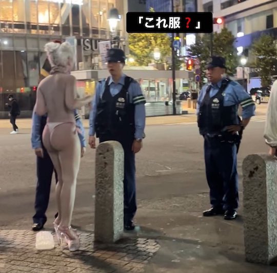 sunnybunny sexy naked nude cosplay costume halloween hello kitty revealing shibuya