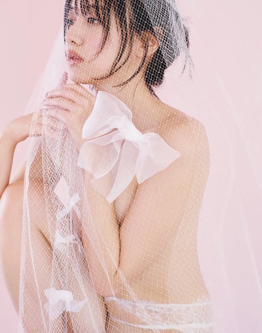 kasumi mori hot cute beautiful japanese announcer sexy anan shoot lingerie