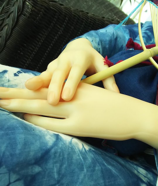 tokushima indigo dyeing sex doll display