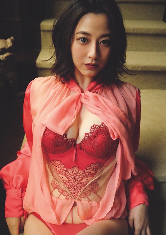 yumi sugimoto weekly playboy gravure comeback super sentai actress japan