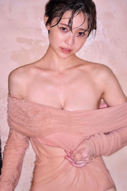 nagisa watanabe horizon photobook comeback sexy announcer scandal fuji tv