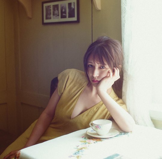 neru nagahama comeback photobook tattoo sexy semi-nude picture