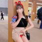 osaka kansai expo 2025 ol cosplayer erotic panchira flashing panties