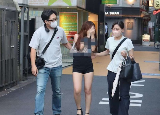osaka umeda prostitute sex worker arrest tachinbo