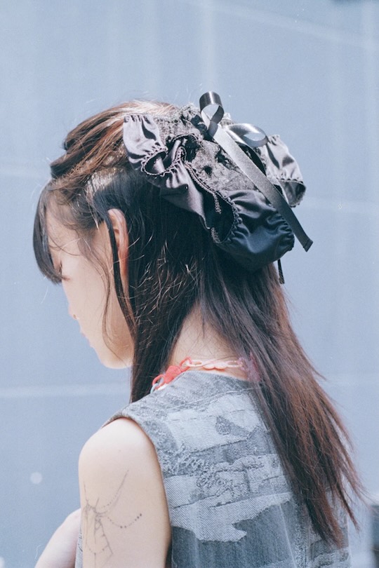 japan female panties panty ribbon bow hair accessory women fashion
