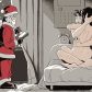Japanese Christmas Eve sex couples custom Santa Claus manga visit