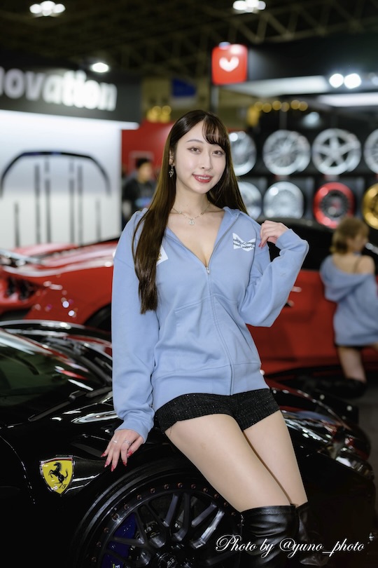 sena hinano tokyo auto salon booth babe photography body