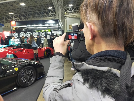 sena hinano tokyo auto salon booth babe photography body