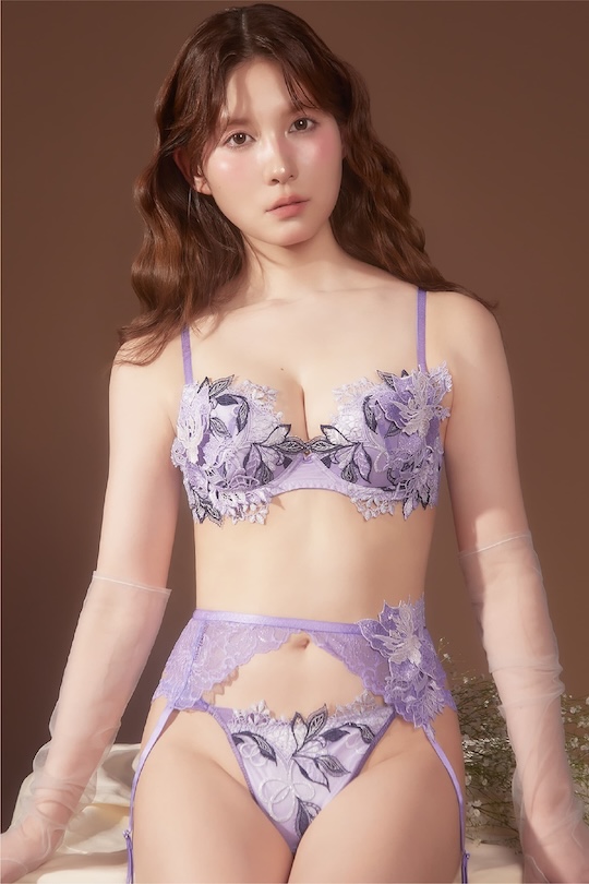 megu taniguchi akb48 japanese music idol model lingerie ravijour sexy photo shoot hot