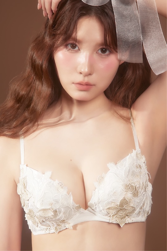 megu taniguchi akb48 japanese music idol model lingerie ravijour sexy photo shoot hot