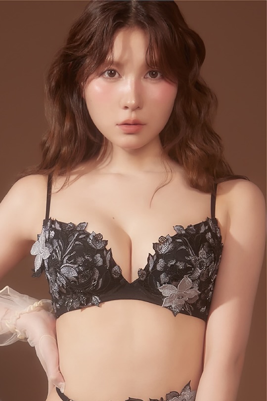 megu taniguchi akb48 japanese music idol model lingerie ravijour sexy photo shoot hot