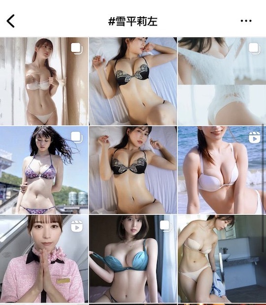 risa-yukihira ana flight cabin attendant cosplay photo shoot