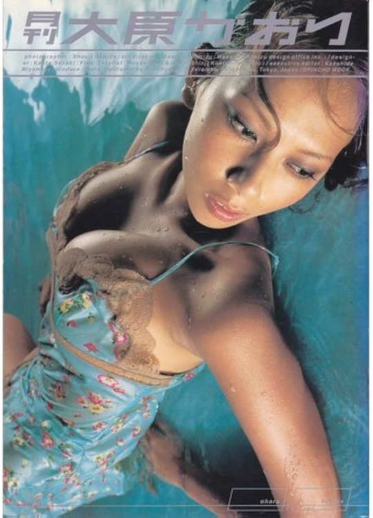 kaori ohara 1990s gravure idol model japanese h-cup busty gradol comeback return mature jukujo