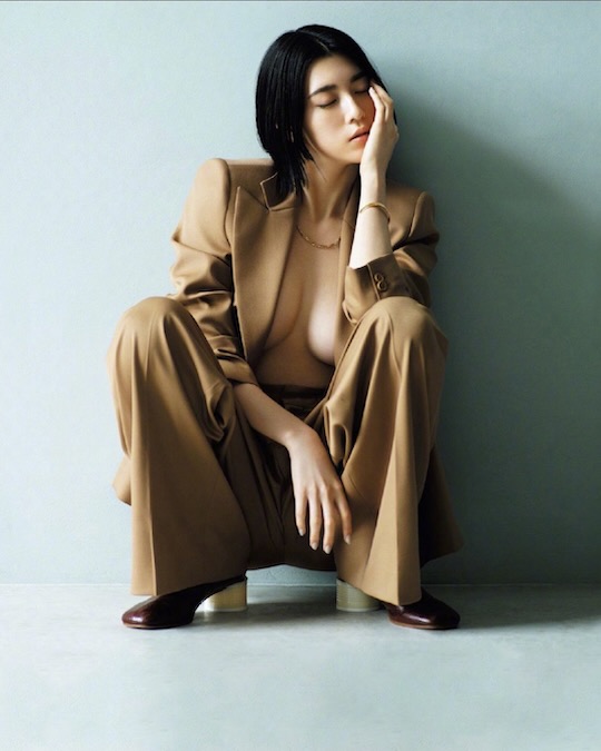 ayaka miyoshi sexy past shoot nude breasts bust cleavage