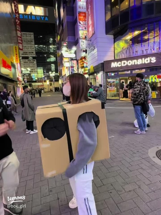 box woman grope breasts shibuya shinjuku tokyo streets japan arrested police