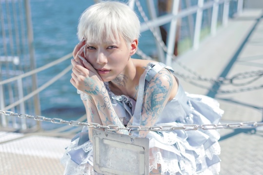 momoka kinoshita nmb48 bukkoro singer-songwriter music idol japanese tattoos sexy